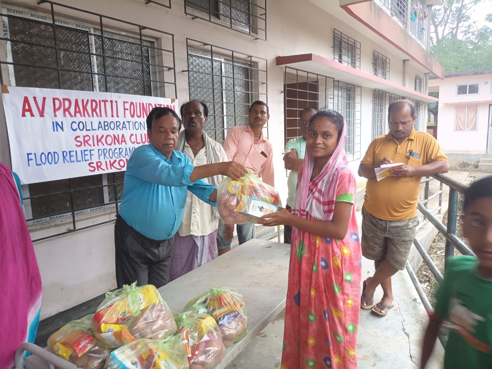 Flood relief operations in Assam 2022