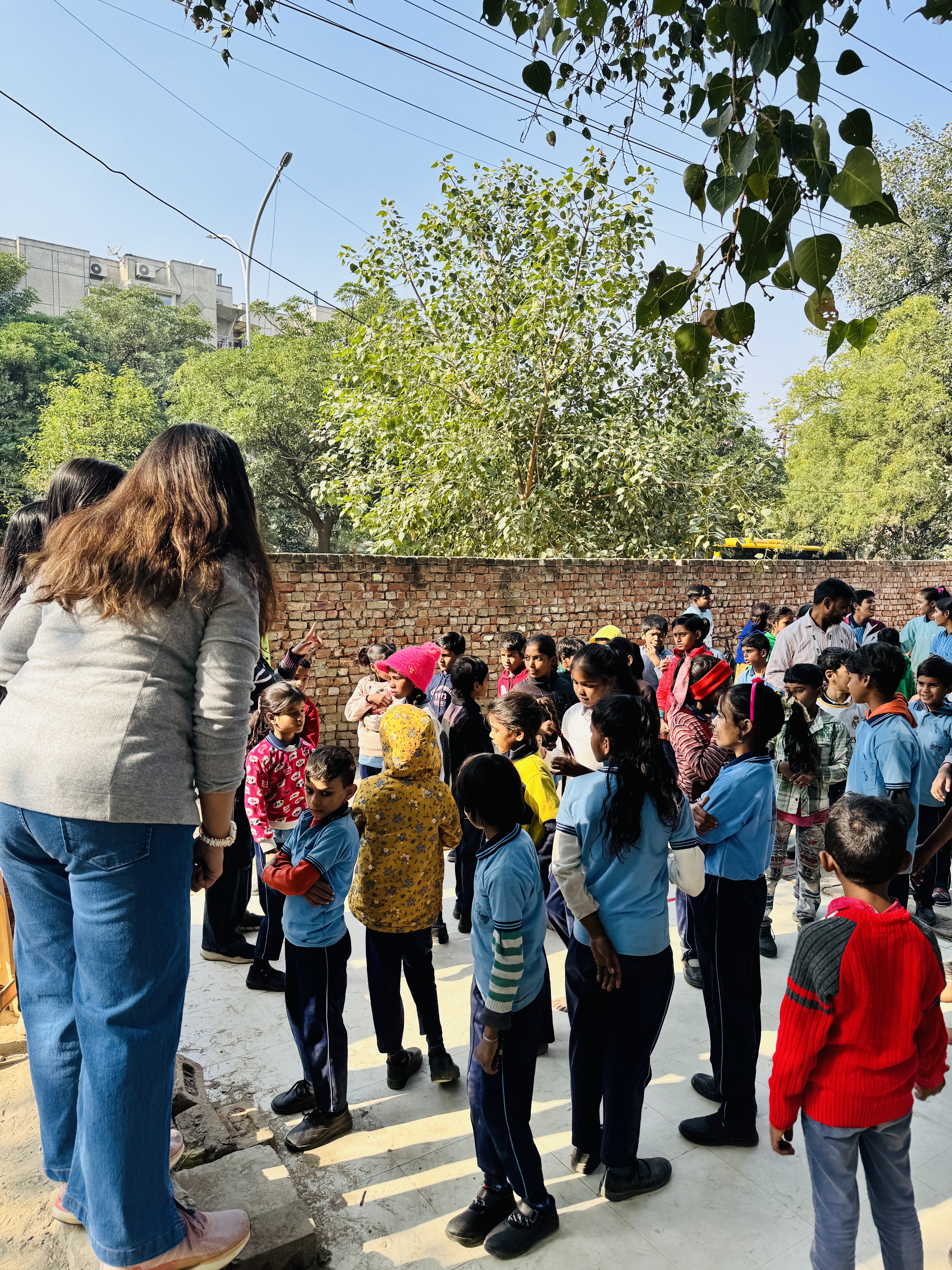 Food distribution school children